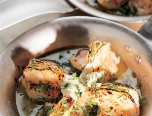 Shrimp with Garlic & Herb Butter