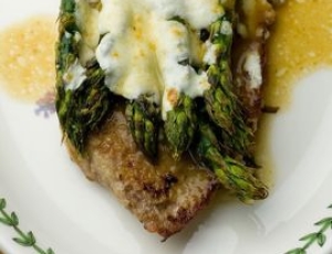 Alsatian-Style Asparagus with Veal
