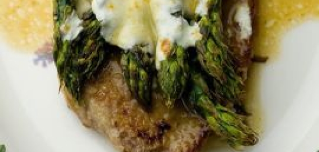 Alsatian-Style Asparagus with Veal