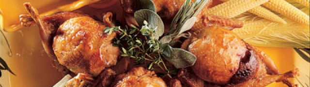 Quail Stuffed with Foie Gras